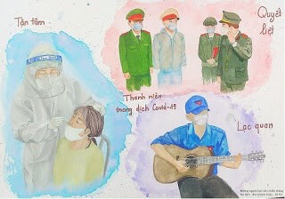 Nhìn lại những BDT tiêu biểu của cuộc thi vẽ tranh “Tình Nguyện”.